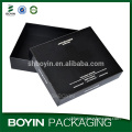 High quality elegant matte black rigid gift box